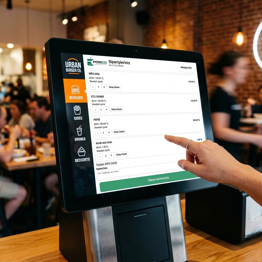 Posgo Kiosk Kullanıcı Arayüzü